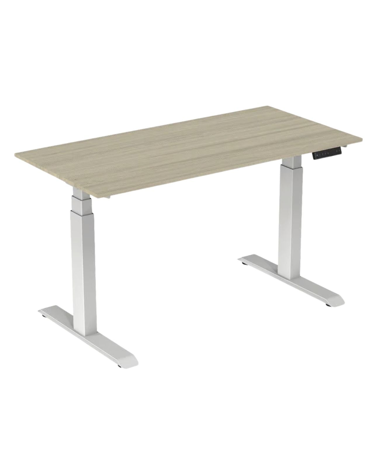 Dual Motor Electric Height Adjustable Desk Frame With Table Top - Three Stage