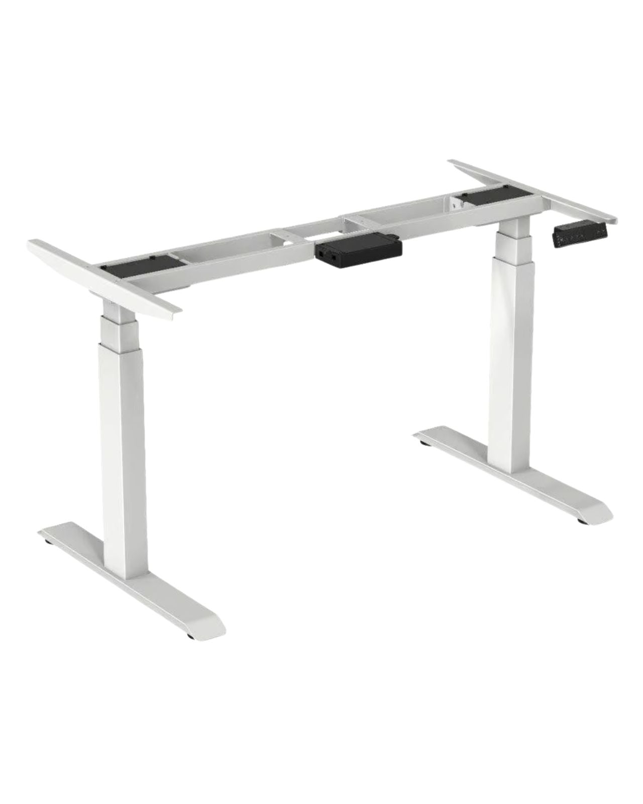 Dual Motor Electric Height Adjustable Desk Frame With Table Top - Three Stage